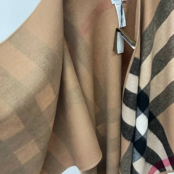 Burberry Tan and Black Checkered Wrap - Picture 7 of 8